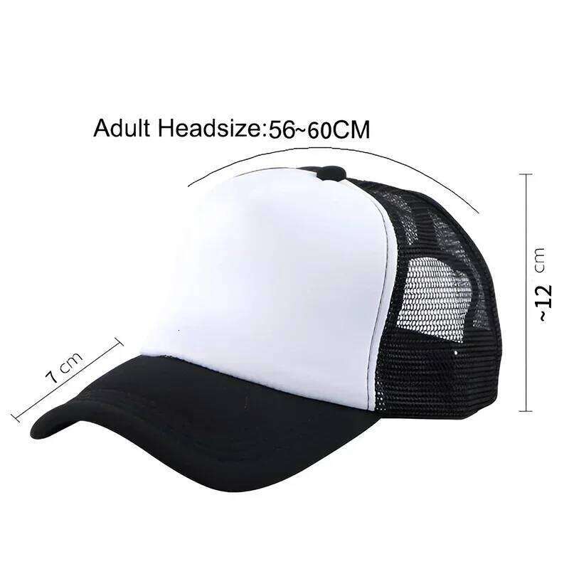 Outdoor Fashionable Baseball Cap with Half Mesh Sponge Print "sandrro" Adjustable Size Suitable for Both Men and Women Y260304