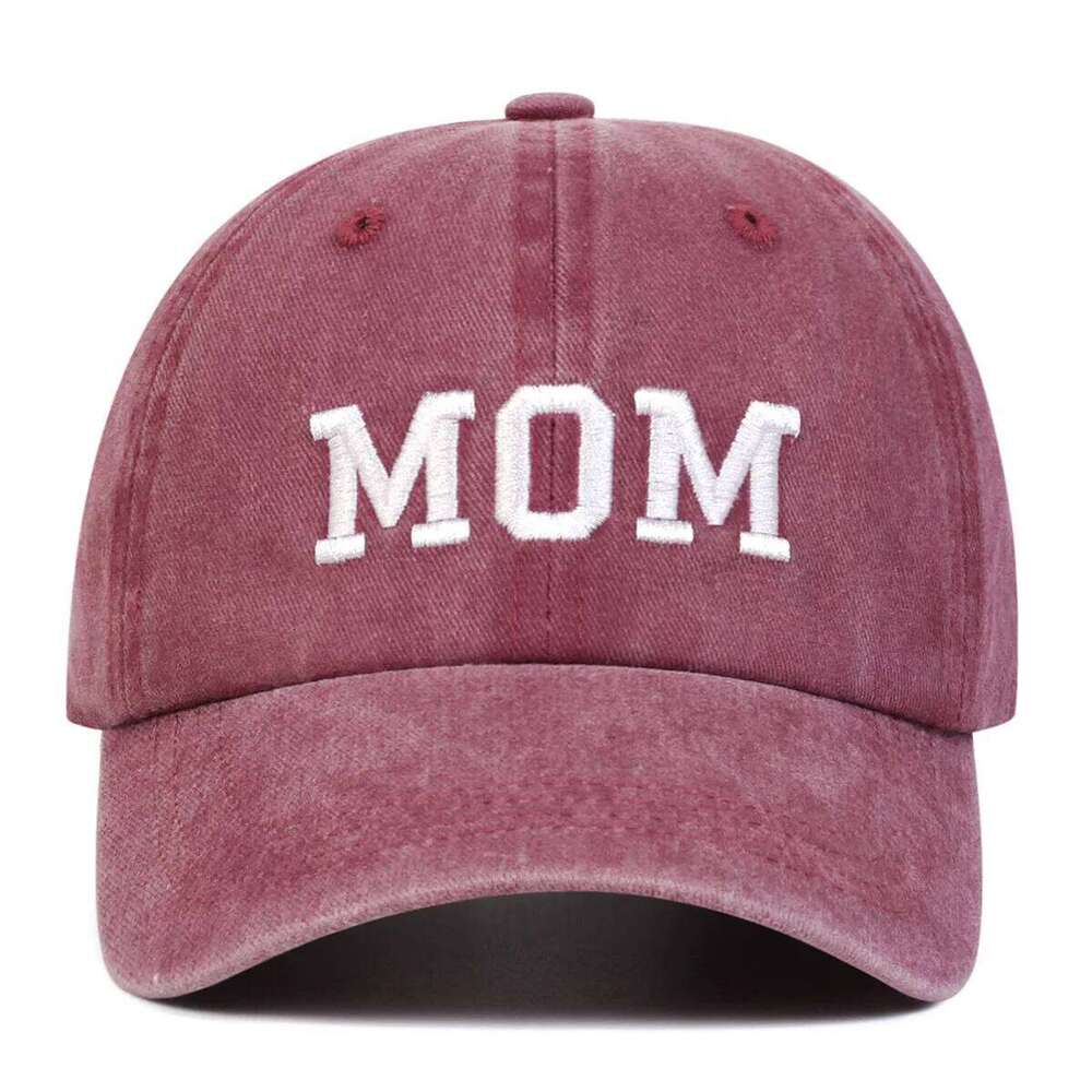 DAD MOM Embroidered Baseball Men's and Women's Retro Vintage Fashion Couple Hip Hop Hat Y260304