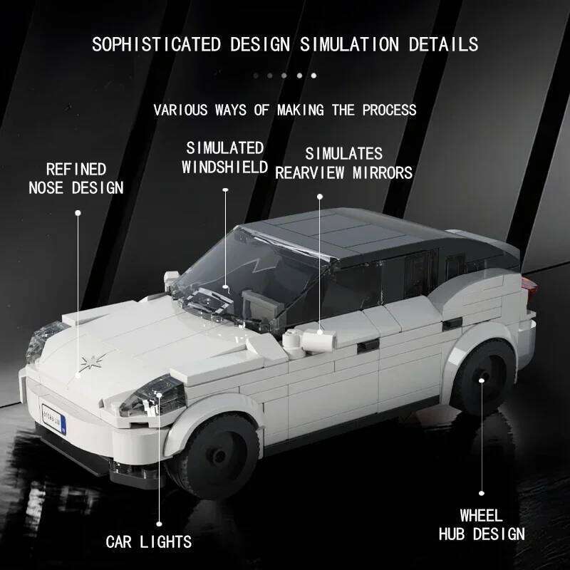 329PCS SUV Vehicle Building Blocks Classic City Electric Car Model Bricks Children's Educational Assembly Toys Holiday Gifts Z260305