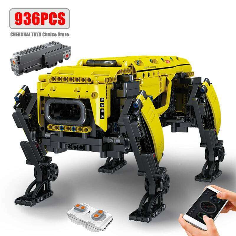 Technical Robot The RC Motorized Boston Dynamics Big Dog Model AlphaDog Building Blocks Bricks Toys for Kid Christmas Gifts Z260306