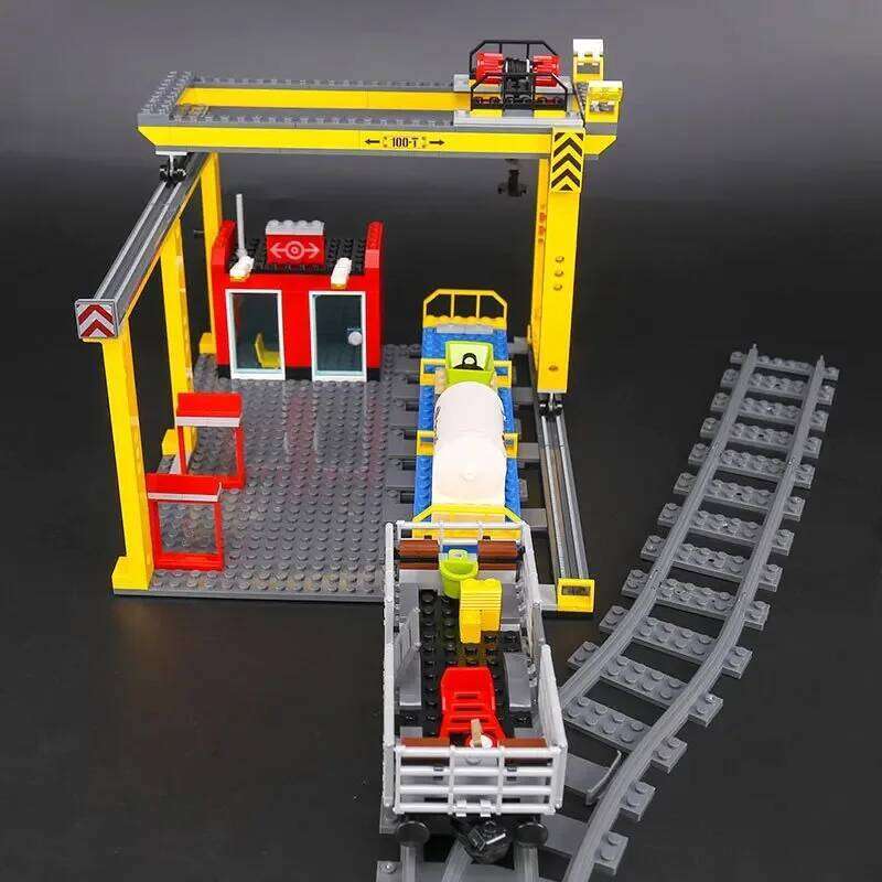 Compatible with 60052 Cargo Building Block NEW MOC Display Train Brick Toy Remote Control Model Christmas gift 02008 Z260306