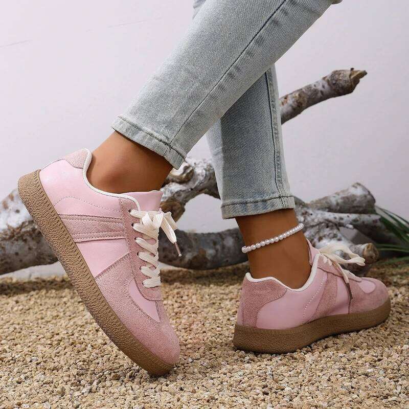 2025 Spring Autumn New Lace Comfortable Sports and Leisure Fashion Women's Vulcanized Shoes