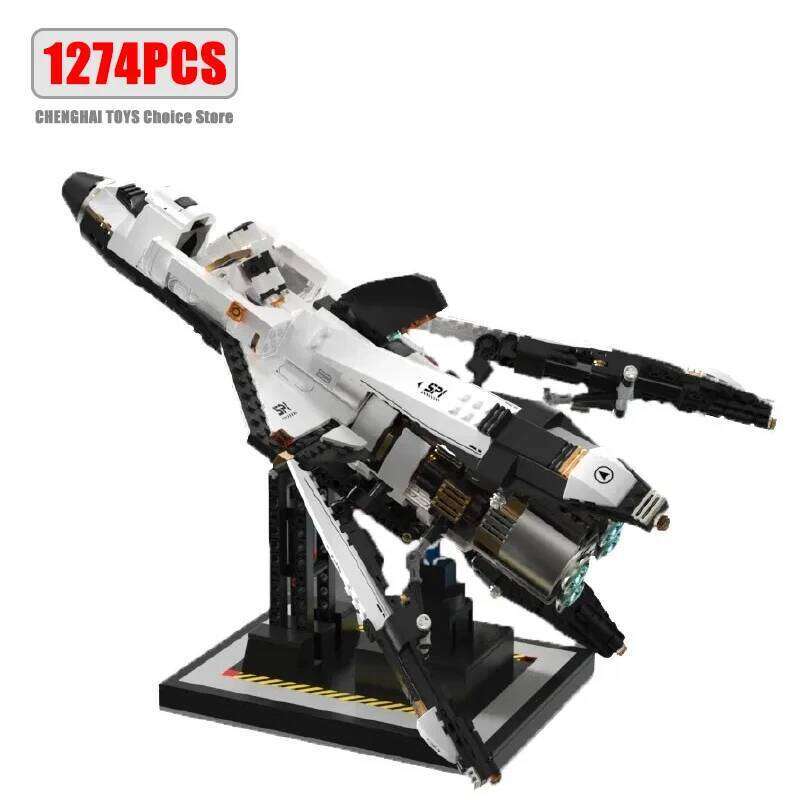 USA Spacecraft Shuttle Rocket Building Blocks Space Plane Universe Science Education Model Bricks Assembly Toy Kid Gift Z260306