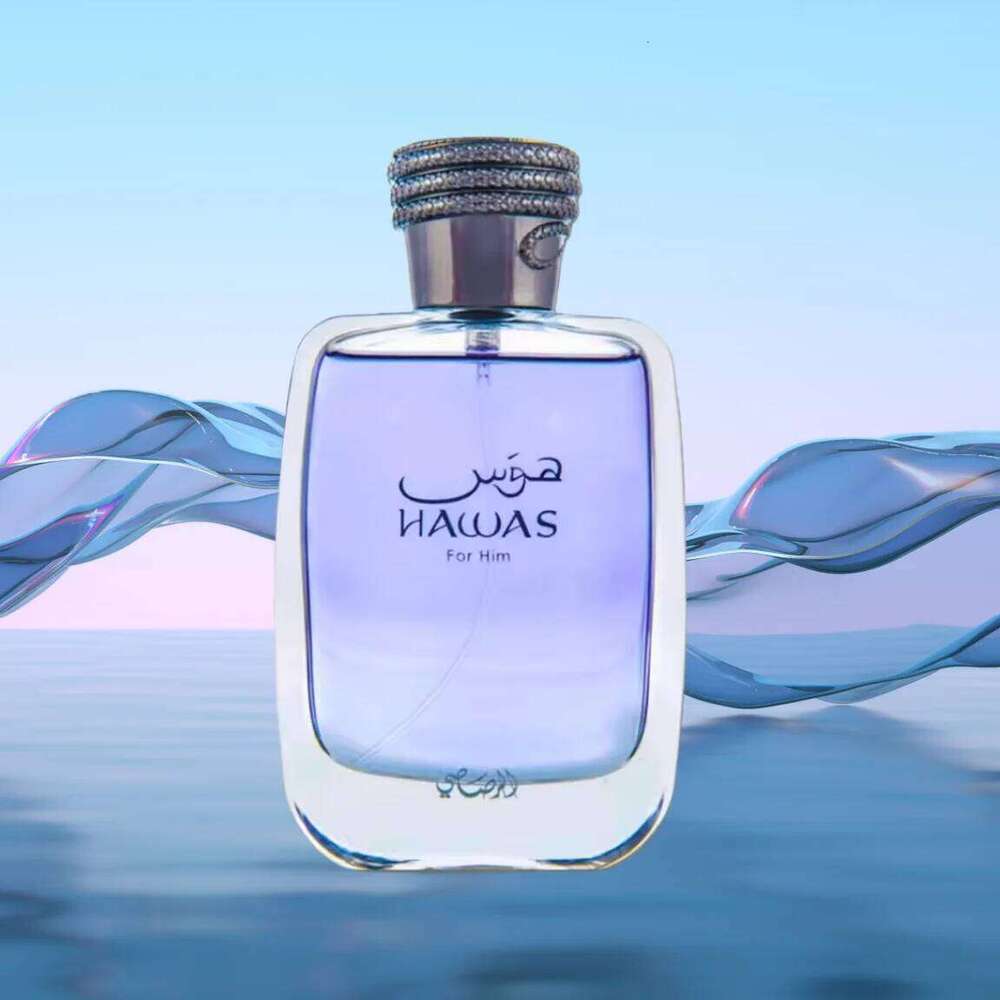 Hawas men's cologne eau de toilette spray 100ml 3.4oz, premium Arab perfume 26H0306