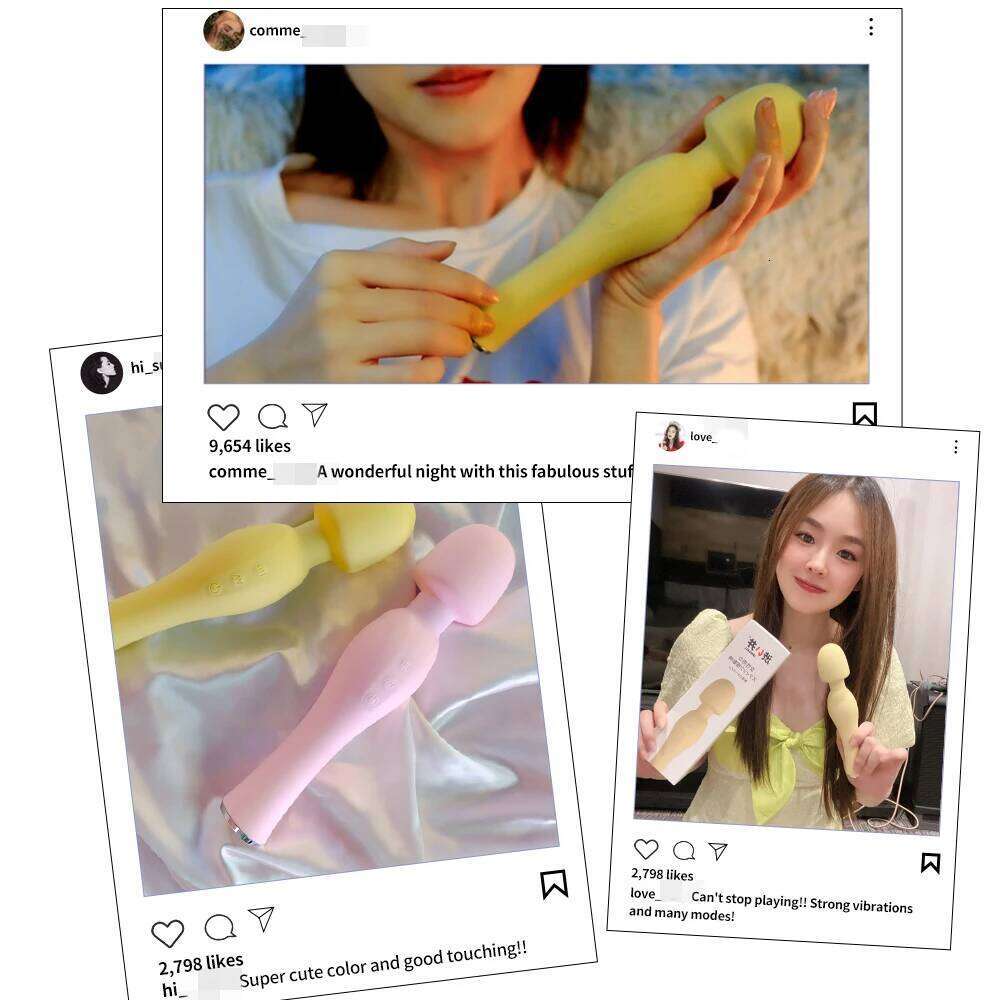 DRYWELL 20 Speeds Powerful Magic Wand Sex For Women Female Vibrator Clitoris Stimulator Silent Couple Toys for Adults 18 W260305