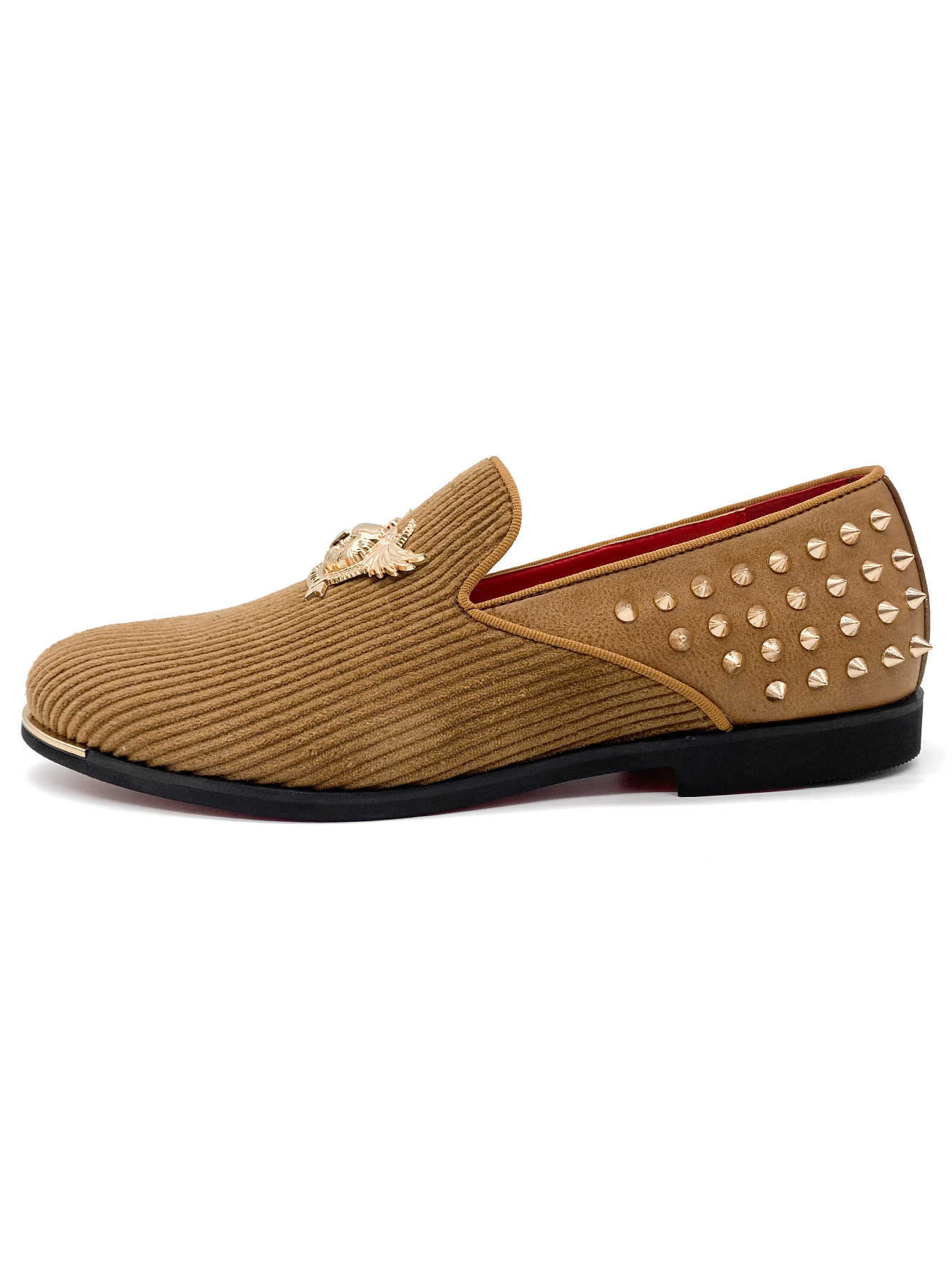 Nxy Brand Diamond-studded Designer Gold Loafers In Loafer Interior Shoes Toe Smooth Upper Business Shoes Waxed Finishing Dress Shoes