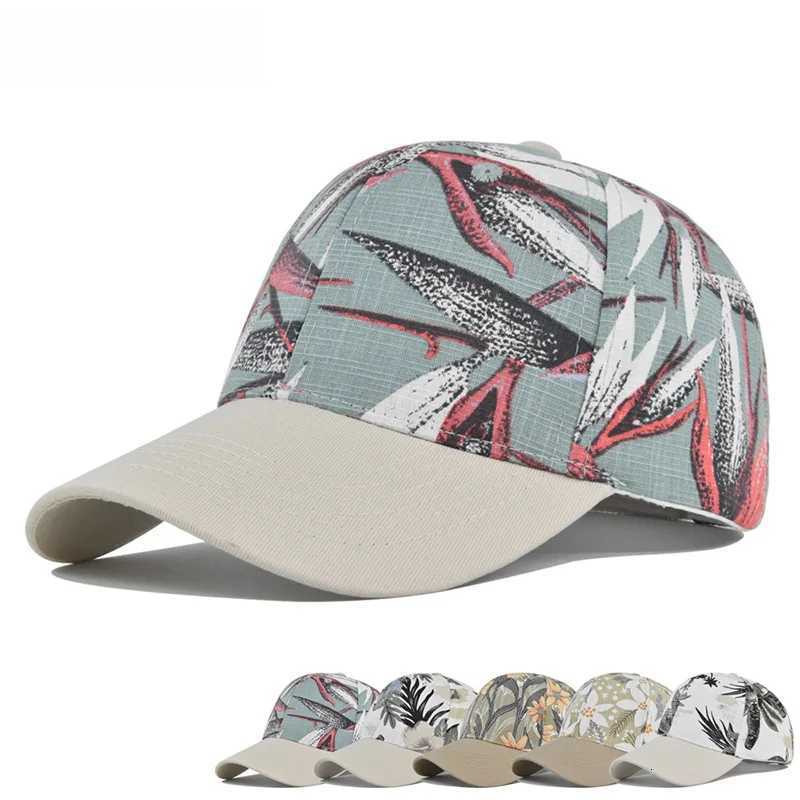 Spring And Autumn Mens And Womens Personalized Beach Graffiti Printed Baseball Cap Silk Screen Duck Tongue Hat Sunshade Hat S260306