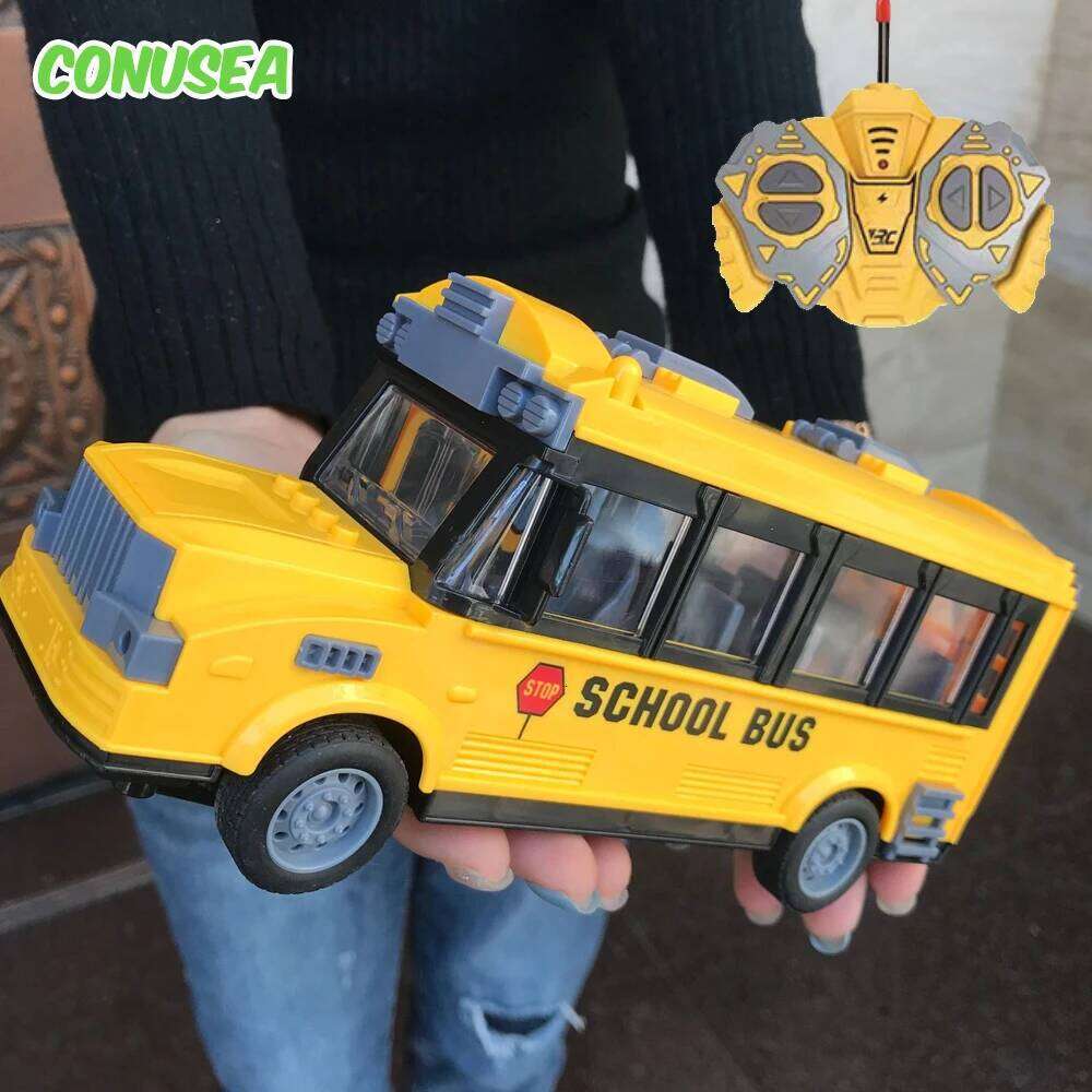 1/30 Rc Remote Control School Ambulance Tuck Tour Model Double Decker Bus Electric Car Boys Toys Birthday Gifts C260305