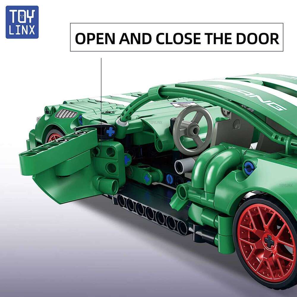 TOYLINX 456PCS Technical Super Racing Building Blocks Model Vehicles Pull Back Car for Boys Bricks Toys Christmas Gifts Z260305