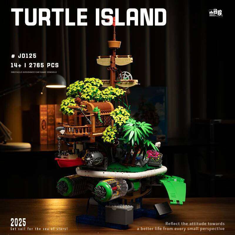 2765PCS Sea Turtle Island Ship Tree House Building Blocks With Power Motor Assemble Bricks Toy Gift For Children Adult Z260305