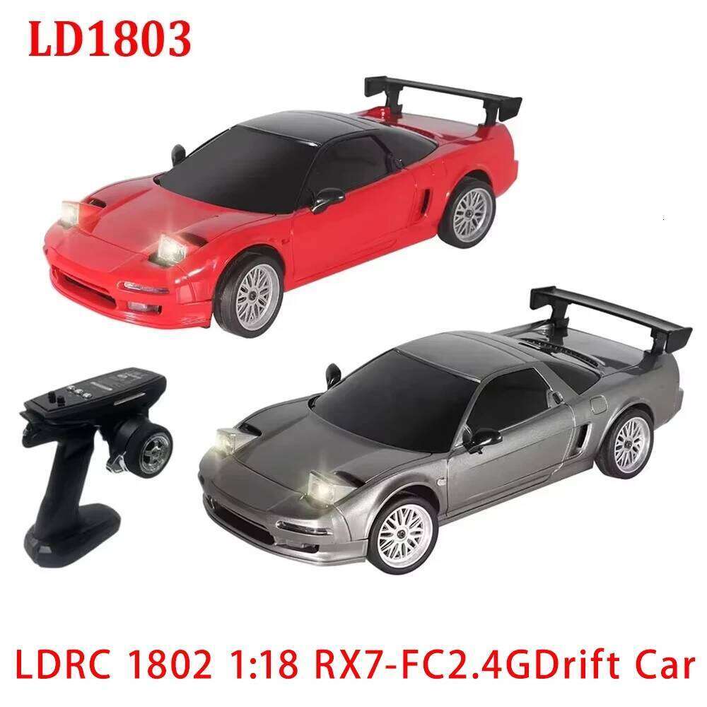 LDRC LD1803 NXS RTR 1/18 2.4G 2WD ESP Gyroscope RC Car Drift Vehicles LED Lights Full Scale Controlled Model Toys C260305
