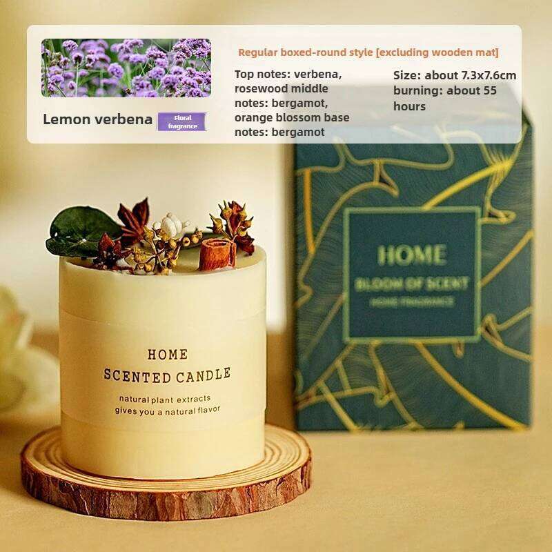 Forest Fragrance Candle Hotel Home Soy Wax Smokeless Birthday Comes with Box Aromatherapy Set Premium Gift W260304 W260305