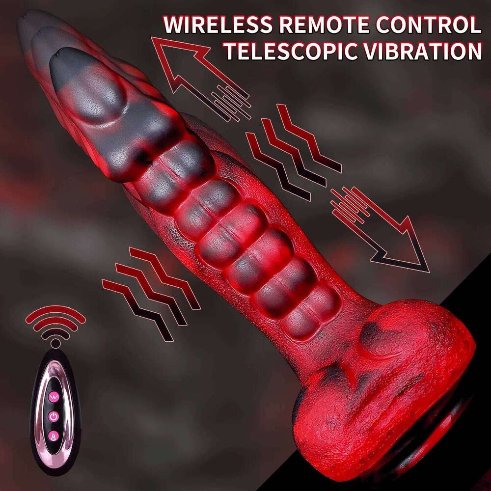 Dragon Thrusting Dildo Vibrator Suction Cup Realistic Big Penis Anal Plug Adult Supplies Gay Lesbian Sex Toys For Women Men 18+ W260305