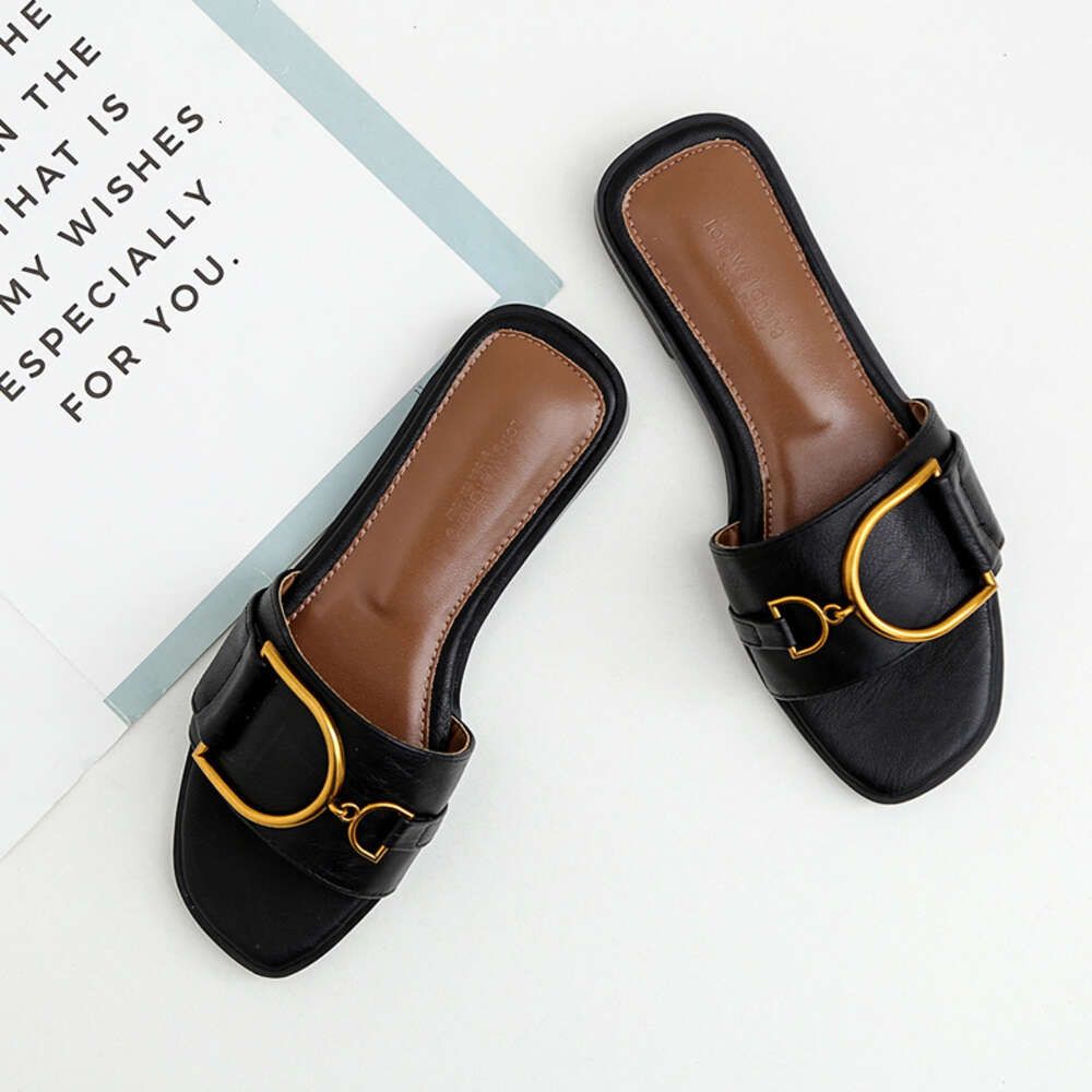 Wholesale 2025 Summer Outdoor Women Shoes Famous Designer Brand Female Heels Sandals Fashion Slipper for Lady