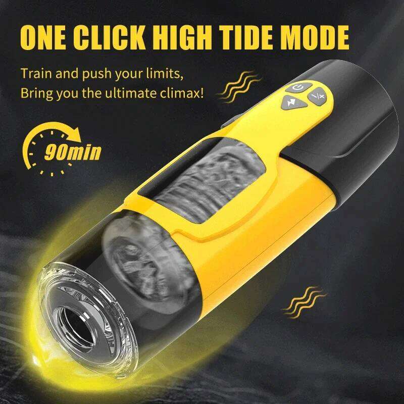 4 IN 1 Male Masturbation Automatic Telescopic Sucking Blowjob Vibrator Masturbator Cup Pussy Real Vagina Sex Toys for Men 18+ W260305