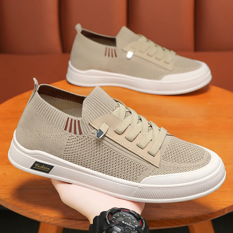 Shoes Mens Summer 2026 Korean Edition Mens Shoes Solid Color Casual Canvas Shoes Breathable Single 260305