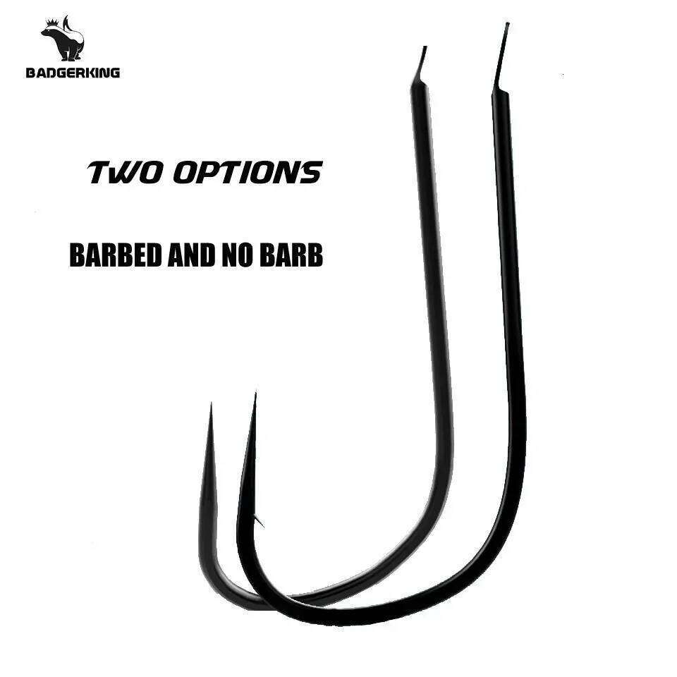50pcs/ lots small hooks panfish perch trout sunfish bluegrill crucian barbed and no barb fishhook for stream fishing Y260305