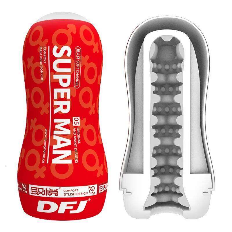 Male Masturbator Sucking Multiple Channel Stimulation Vagina Endurance Exercise Adult Supplies Vacuum Pocket Cup for Men W260305