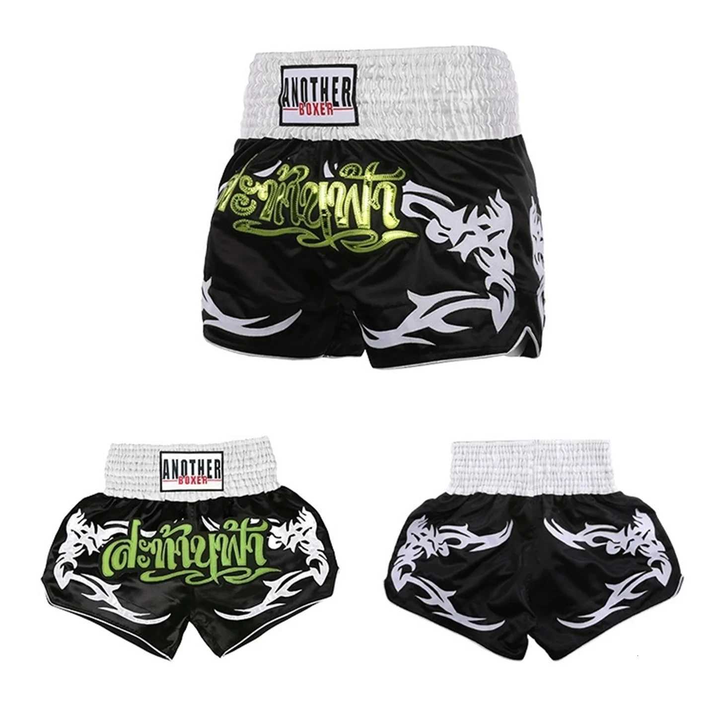 Muay Thai Shorts Boxing Sanda Fighting Pants Fighting Sports Pants Training Professional Men And Women Competition Pants X260306