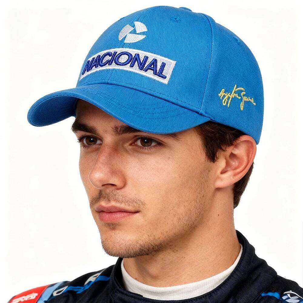 Racing Driver's Letter Embroidered Men's and Women's Cap for All Seasons Outdoor Sun Protection Team Baseball Caps Y260304