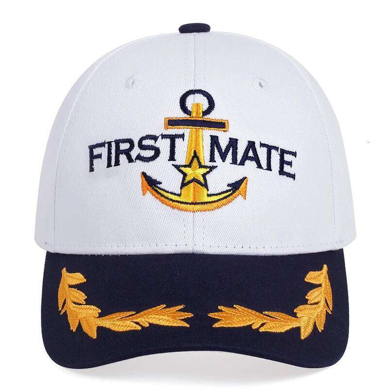 Unisex CAPTAIN/FIRST MATE Embroidery Baseball Caps Spring And Autumn Outdoor Adjustable Casual Hats Sunscreen Hat Y260304