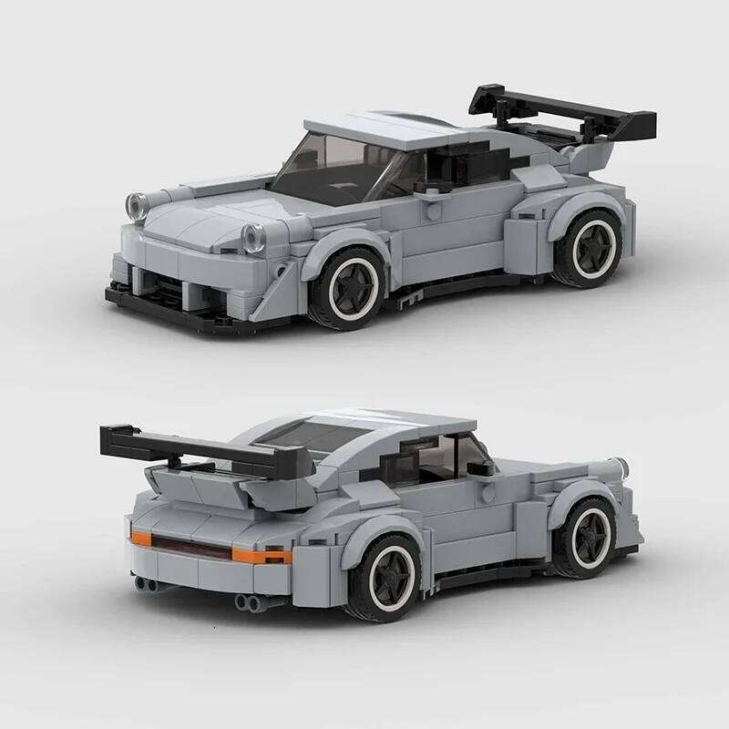 MOC Model City Racing Car Speed Sports Building Blocks Bricks Sets Technique Supercar Racers Vehicles Kits Toys Gift Z260305