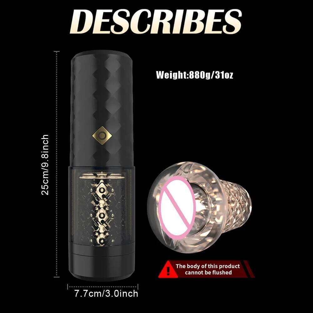 Automatic Male Masturbator Cup 10 Thrusting Modes Vagina Pocket Pussy Penis Blowjob Machine Sex Toy For Men Adult Supplies 18+ W260305