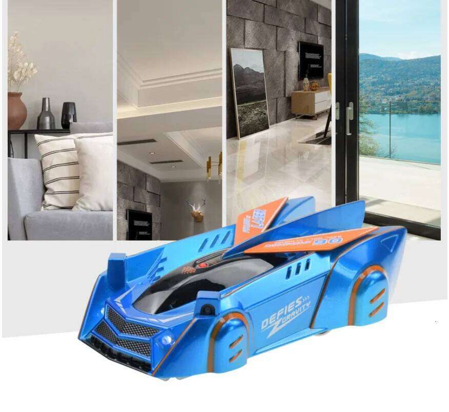 Light Chasing Climbing Car Infrared Sensor Remote Control Wall Four-Wheel Drive Racing Kidsren's Toys C260305