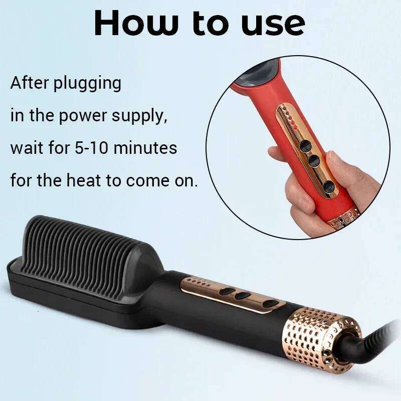 Negative Ion Sale Mini Hair Straightener Hot Comb Customized Hairs Styling No harm to hair Anti scalding 26Y0305