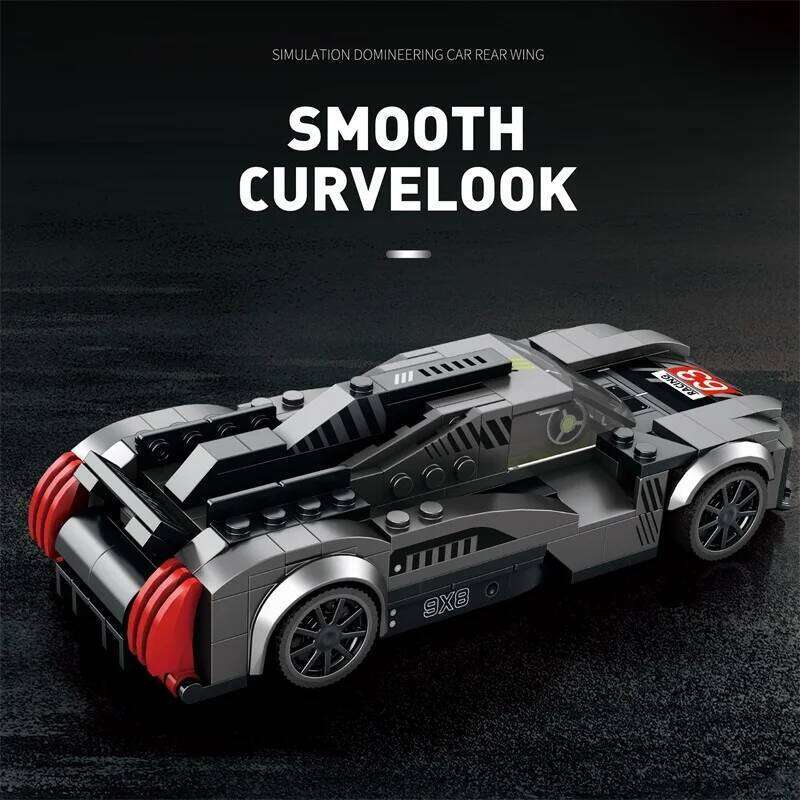 280PCS Sports Car Building Blocks City Racing Assemble Toys Supercar Model Bricks Desktop Ornaments Children's Holiday Gifts Z260305