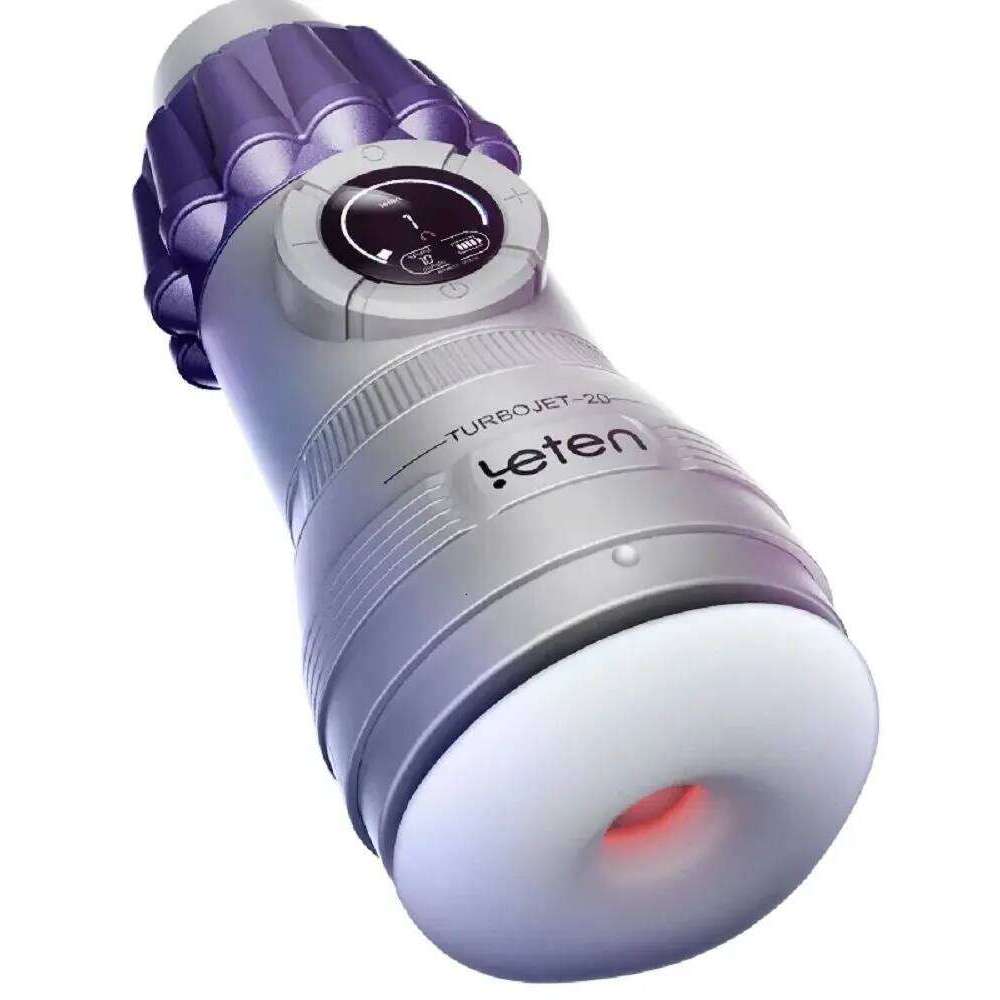 Turbojet- 20 Interactive Hyper Vortex Sucking Deep Throat Wave Male Masturbator Artificial Vagina Sex Toys for Men Adult 18+ W260305