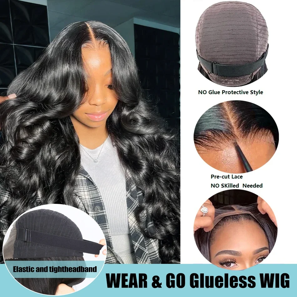 Peruvian Soft Hair Body Wave Lace Front Wigs Human Hair 220 Density Transparent Lace Frontal Wigs For Women 13x6 13x4 Human Hair Wigs