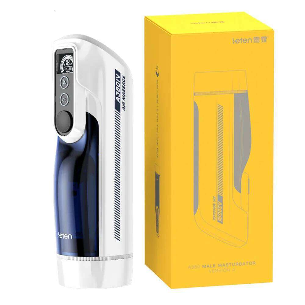 Heating Moaning Machine For Man Masturbation A380 IV Automatic Piston Telescopic Male Masturbator Adult Sex Toys W260305