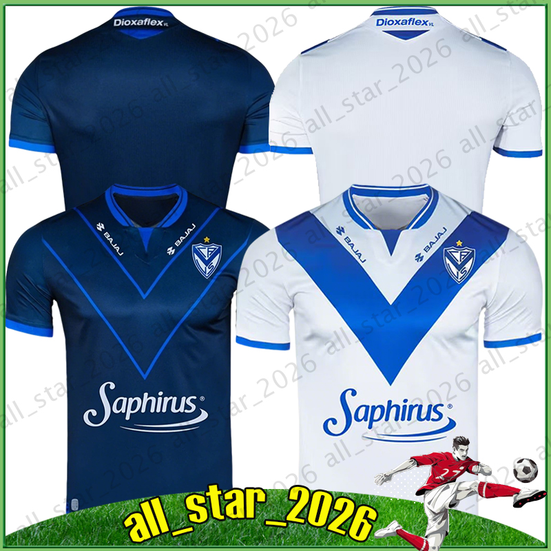 4XL 26/27 Velez Sarsfield soccer jerseys PELLEGRINI FLORIAN LANZINI GORDON ANDRADA GARCIA B.ROMERO MACHUCA 2026 Home Away Men kids kit socks full sets football shirts