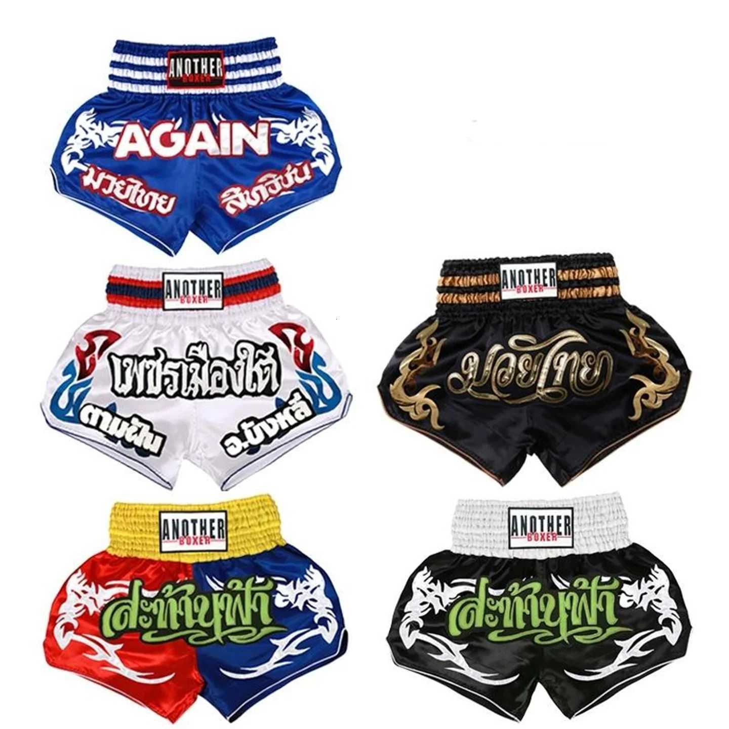 Muay Thai Shorts Boxing Sanda Fighting Pants Fighting Sports Pants Training Professional Men And Women Competition Pants X260306