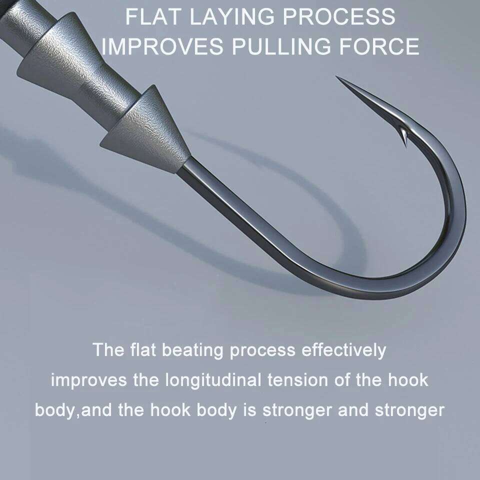 5Pcs/Lot 3.5-15g 26-35mm Fishing Strong Jig Head Anti Hanging Bottom Fishhook Soft Lure Double Locking Triangle Hook S260305