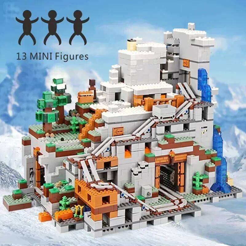 2688PCS The big mountain cave 21137 Building Blocks Bricks Educational Toys Compatible Birthday Christmas Gifts Z260305