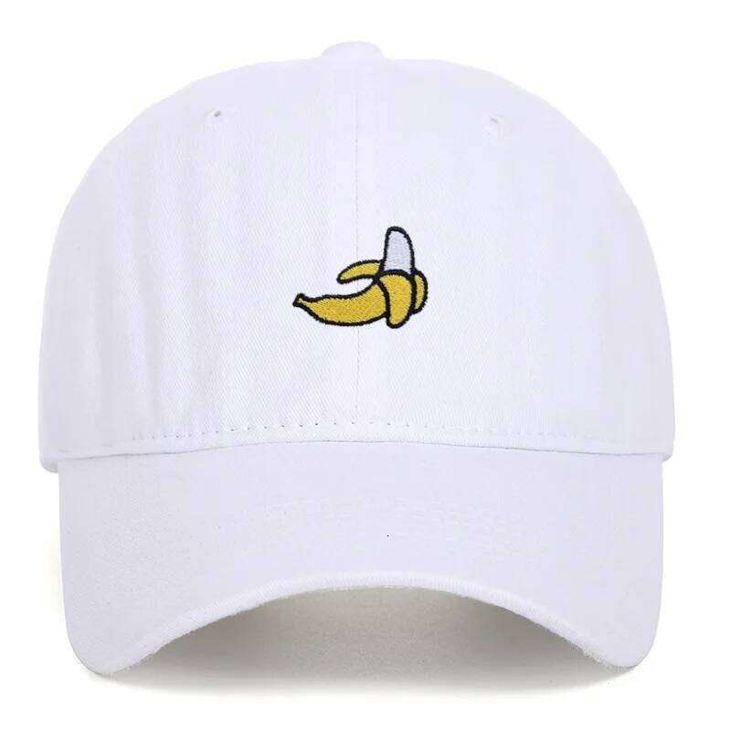 Banana Embroidered Baseball for Men and Women Sunshade Duck Tongue Hats Outdoor Travel Y260304