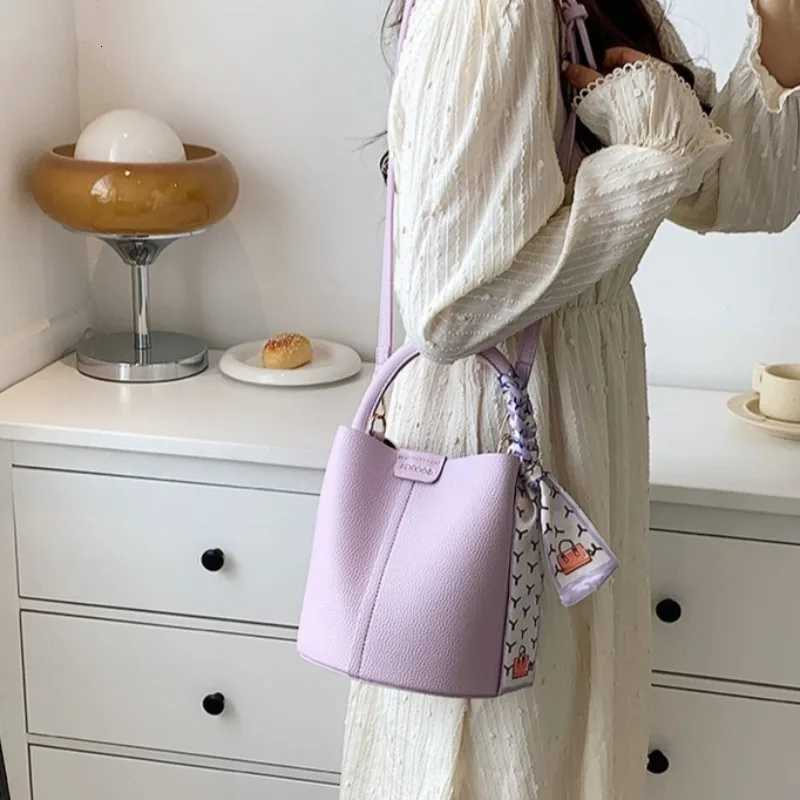 Fashion Women Crossbody Bags Shoulder Bags Design Bucket Bag Ladies PU Leather Portable Hand Bags H260306