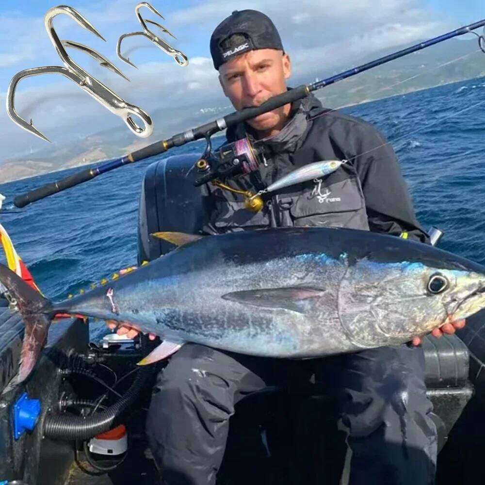 GOBAIT 30PCS Treble Hooks 2#-12# Fishhooks Angle Barbed Sharp High Strength Nickel Antirust Pesca Lure Fishing Tackle Fish Hook S260305