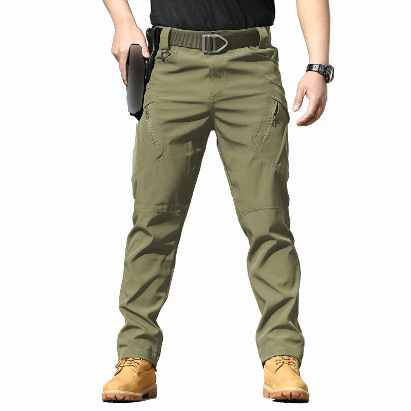 Spring-Autumn Outdoor Stretch Water-Resistant Hiking Trousers - Wear-Resistant Desert Camouflage Tactical Military Utility Pants 260304