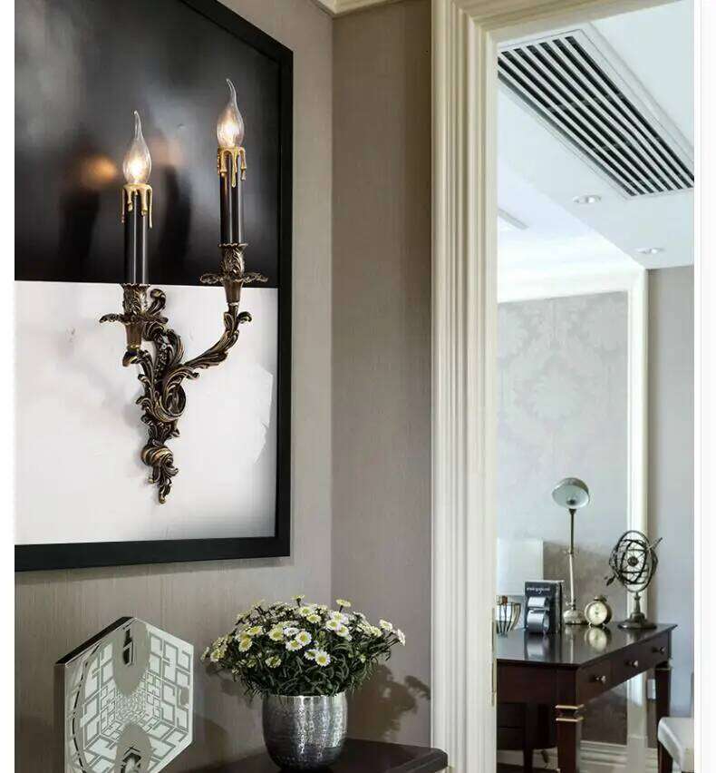 Hot Selling Classical Golden Brass Indoor Sconce Lighting Copper Wall light Decoration Lamp AC 100% Guaranteed XJ260305