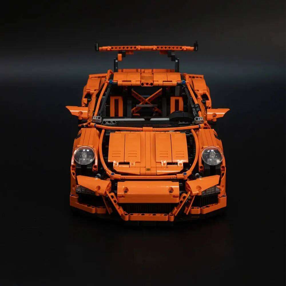 2704PCS Technical Orange GT3 RS Sport Car Building Blocks Supercar Assemble Bricks Vehicle Toy Gift For Children Adult Z260305