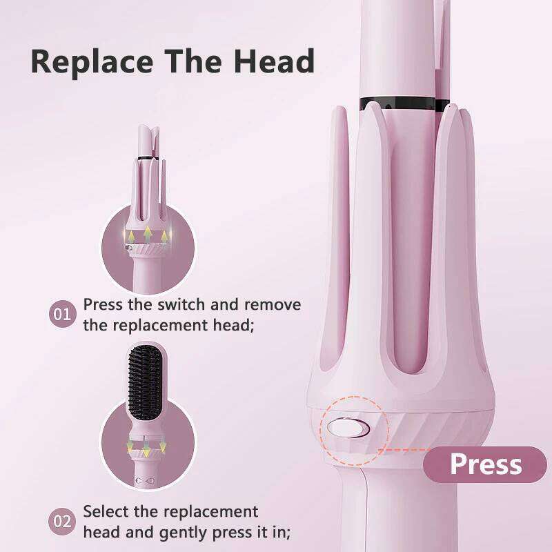 3-IN-1 Dual Purpose Negative Ions 28mm/32mm Automatic Curler Heating Straight Comb Electric Ceramic Curling Hair Stick 26Y0306