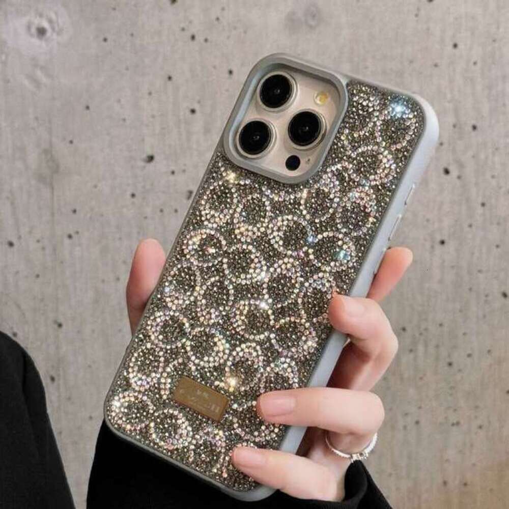 Phone Case Designer Skin Feel Diamond Protective Cover For Iphone 17 16 15 14 Pro Max 13 12 11 Luxury Shockproof Drop-resistant Apple Phone Case