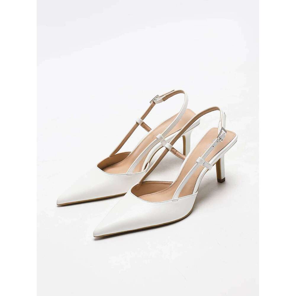 Fashionable elegant women's shallow pointed-toe heels, comfortable, simple and versatile slim high heels.