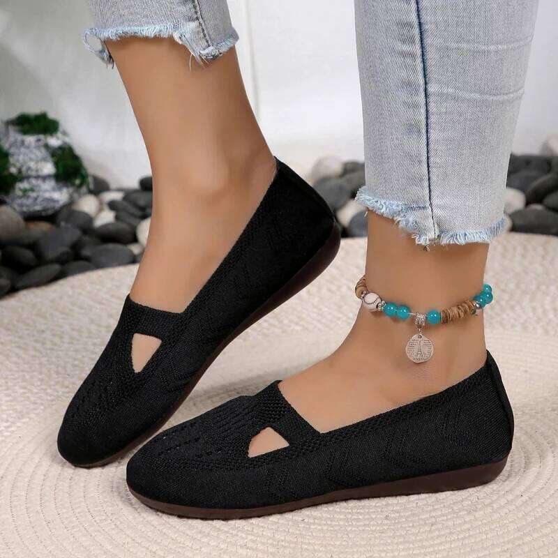 Flats Flat Round Toe Sneakers 2025 New Spring Autumn Loafers Shallow Comfortable Lolita Shoes Women Zapatos
