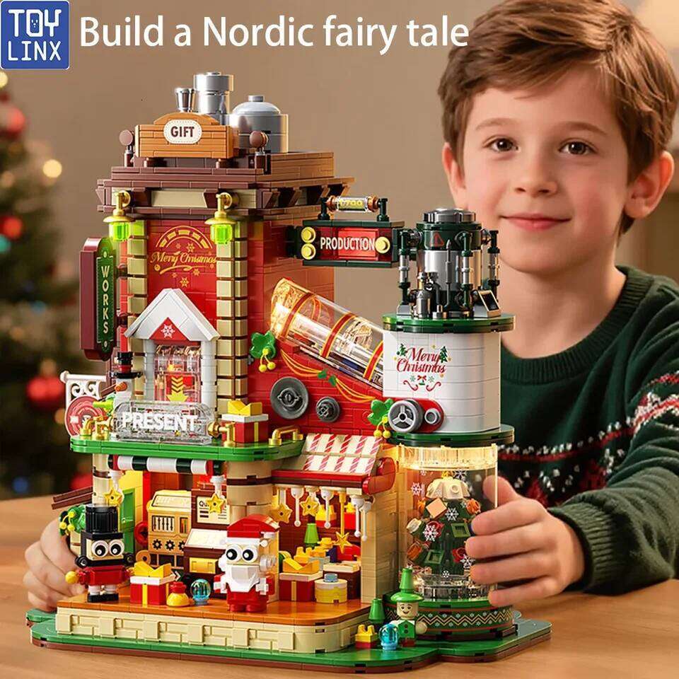 TOYLINX 2782PCS Factory Building Block Ornament Christmas Gifts Construction Blocking Educational Toys For Children 8 Year Old Z260305