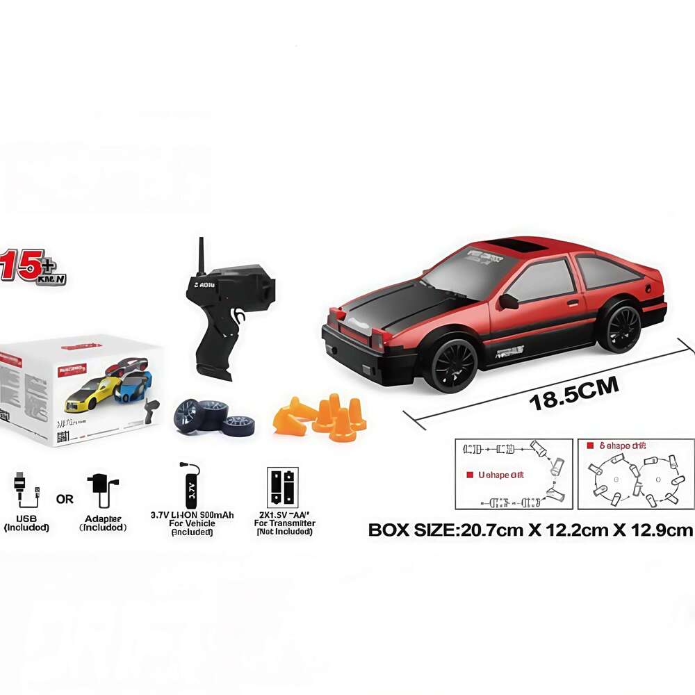 ZWN 1/24 RC Car With 2.4G Radio Remote Control Drift Cars High Speed Electric Vehicle Children Racing Toys for Boys Girls Gifts C260305