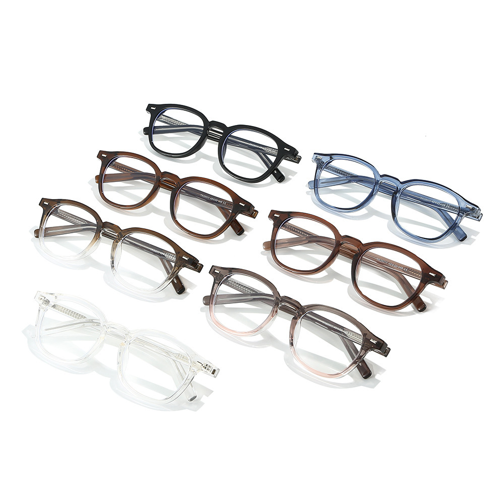 Free Shipping Eyewear's new stylish TR anti-blue light flat glasses for men women, retro and unique trendy eyeglasses with insertable lenses